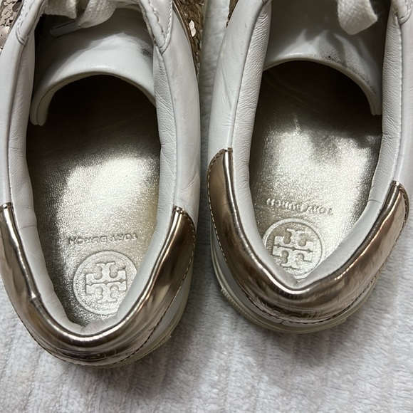 Tory Burch  White and silver Women's Sneakers - Picture 7 of 8